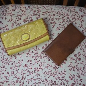 COACH wallet & checkbook